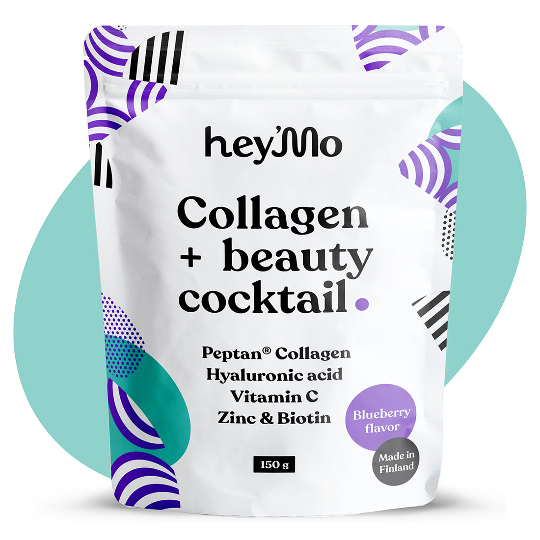 Collagen +beauty cocktail Blueberry 150 g